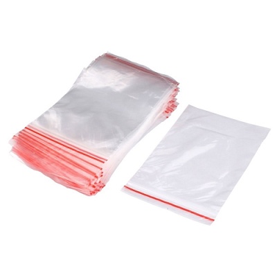 Пакет Zip Lock 5х7см С красной полосой ((09707)) (х100/1000) Китай