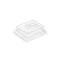 Крышка для бумажного контейнера 100х85х20мм OneClick Lid 250/20 для 250 мл Высокая цвет прозр. (х50/900)
