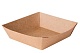 Лоток бумажный 550мл 139х139х40мм ECO TRAY цвет Крафт DoECO (х50/300)