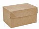 Контейнер бумажный 150х100х85мм ECO CAKE 1200 цвет Крафт/Белый DoECO (х25/250)